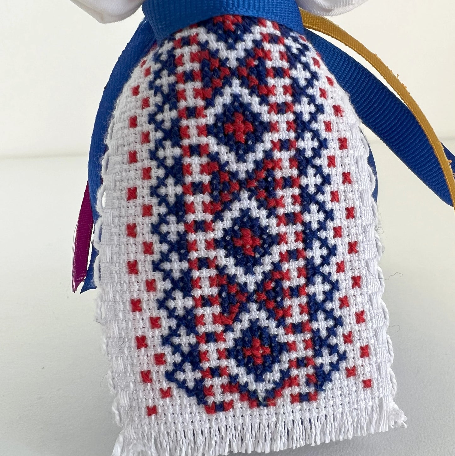 Motanka | Motanka Elena | Rojo & Azul | Corona de Flores | UA Market®