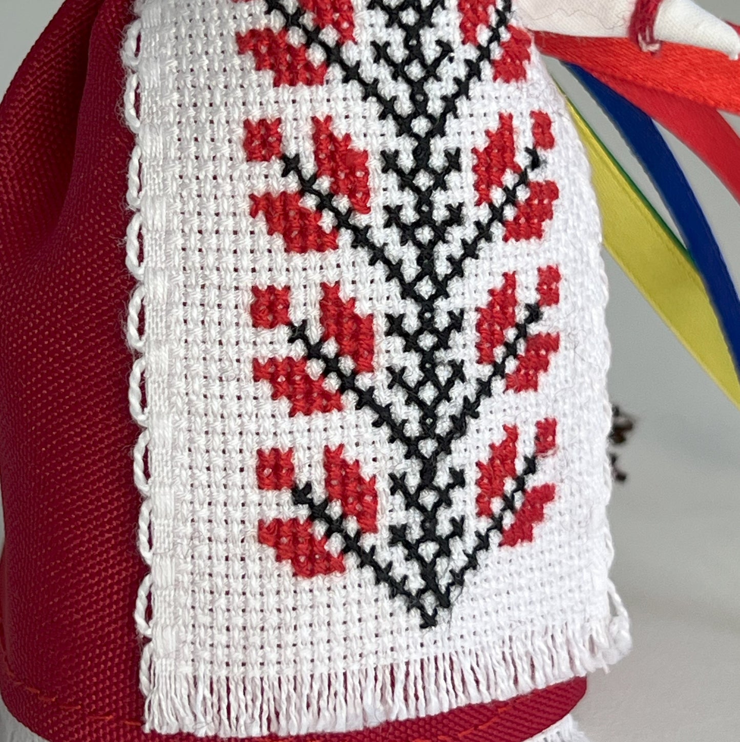 Motanka | Motanka Sofia | Blanco & Rojo | Bodado | UA Market®