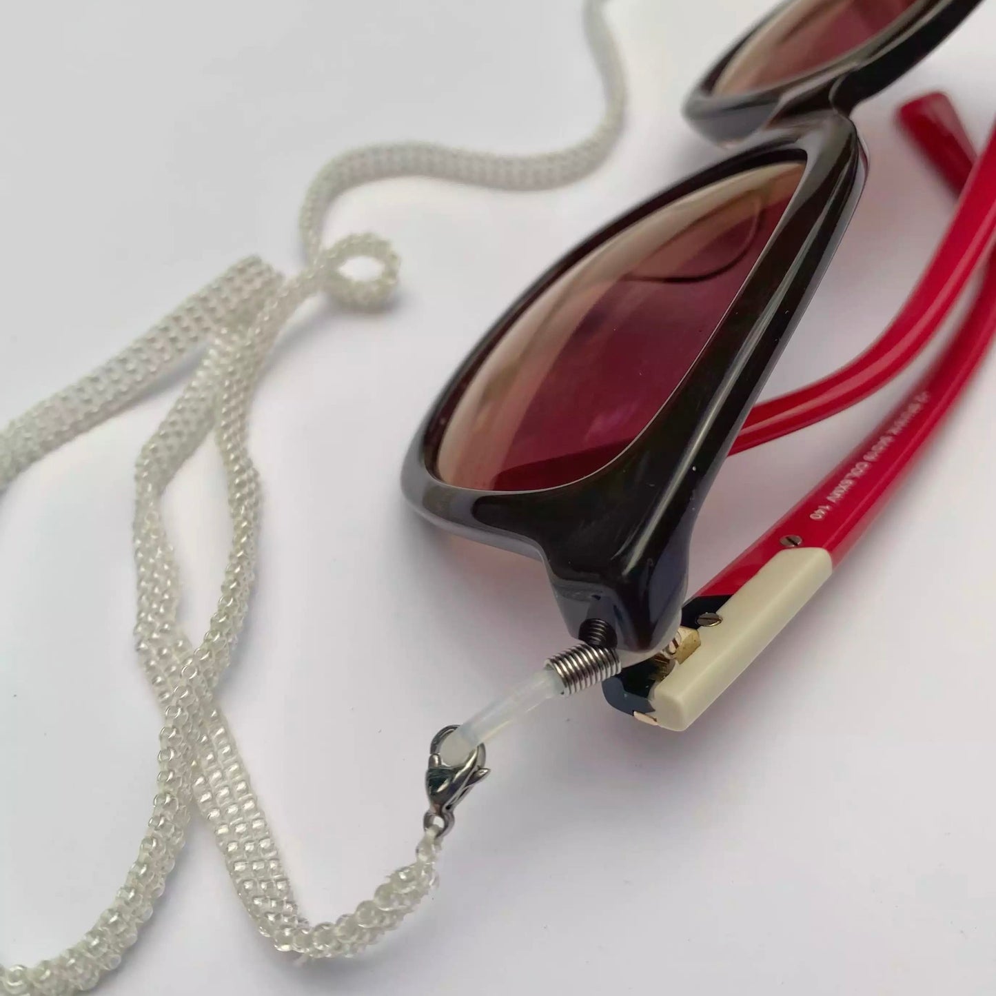 Accesorio para gafas hecho a mano con cuentas japonesas, 3 hileras