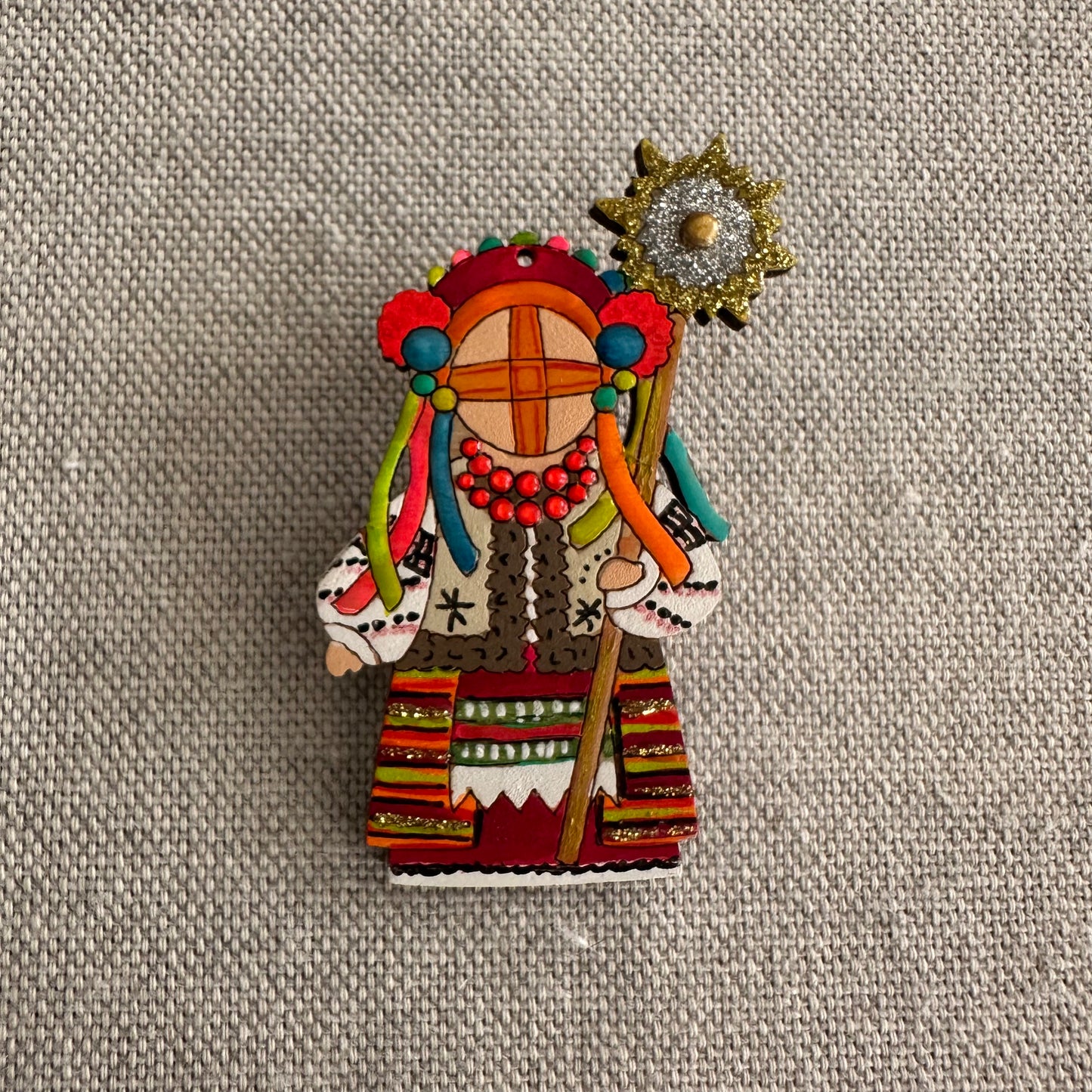 Pin Motanka con Estrella Navideña | UA Market®