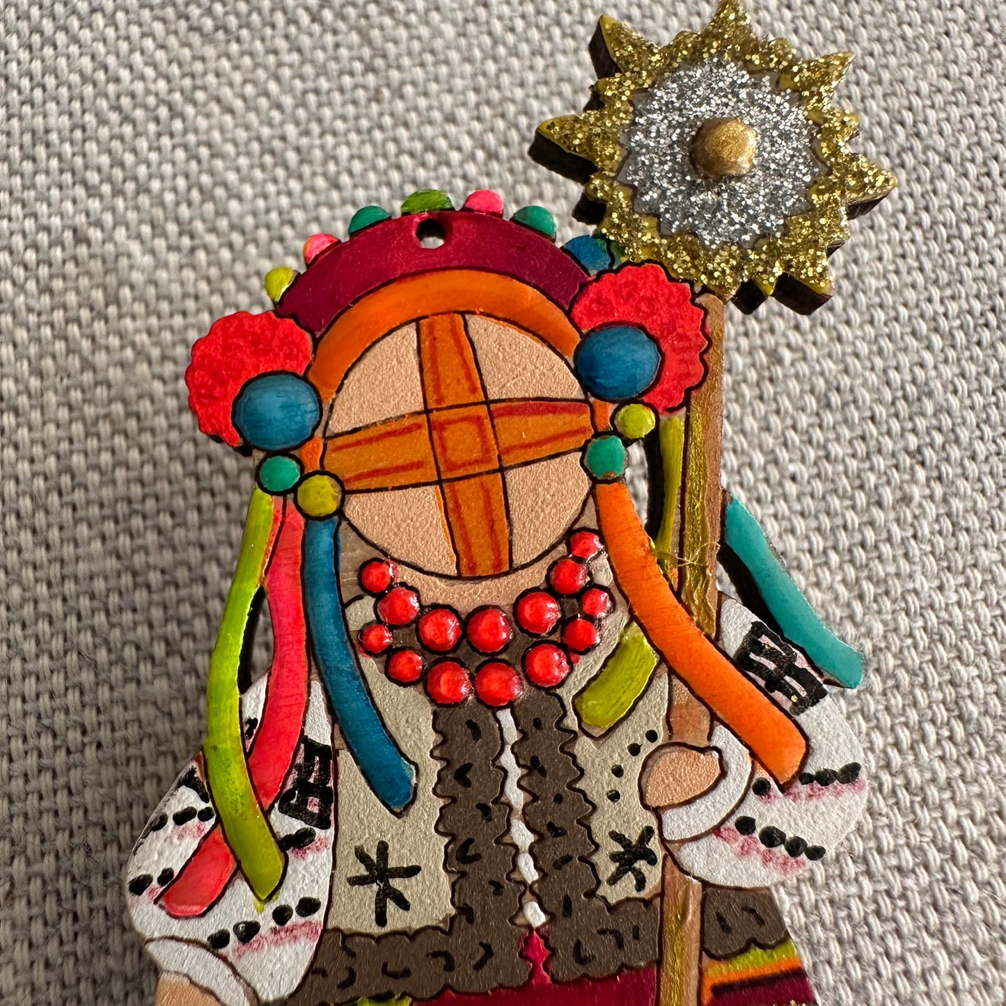 Pin Motanka con Estrella Navideña | UA Market®