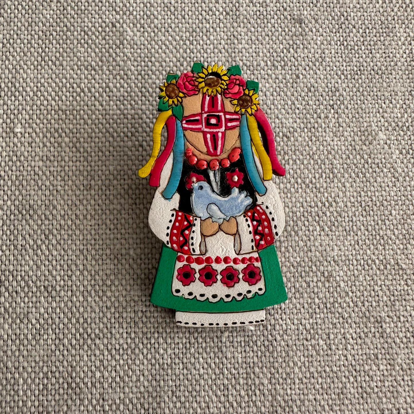 Pin Motanka con paloma | UA Market®