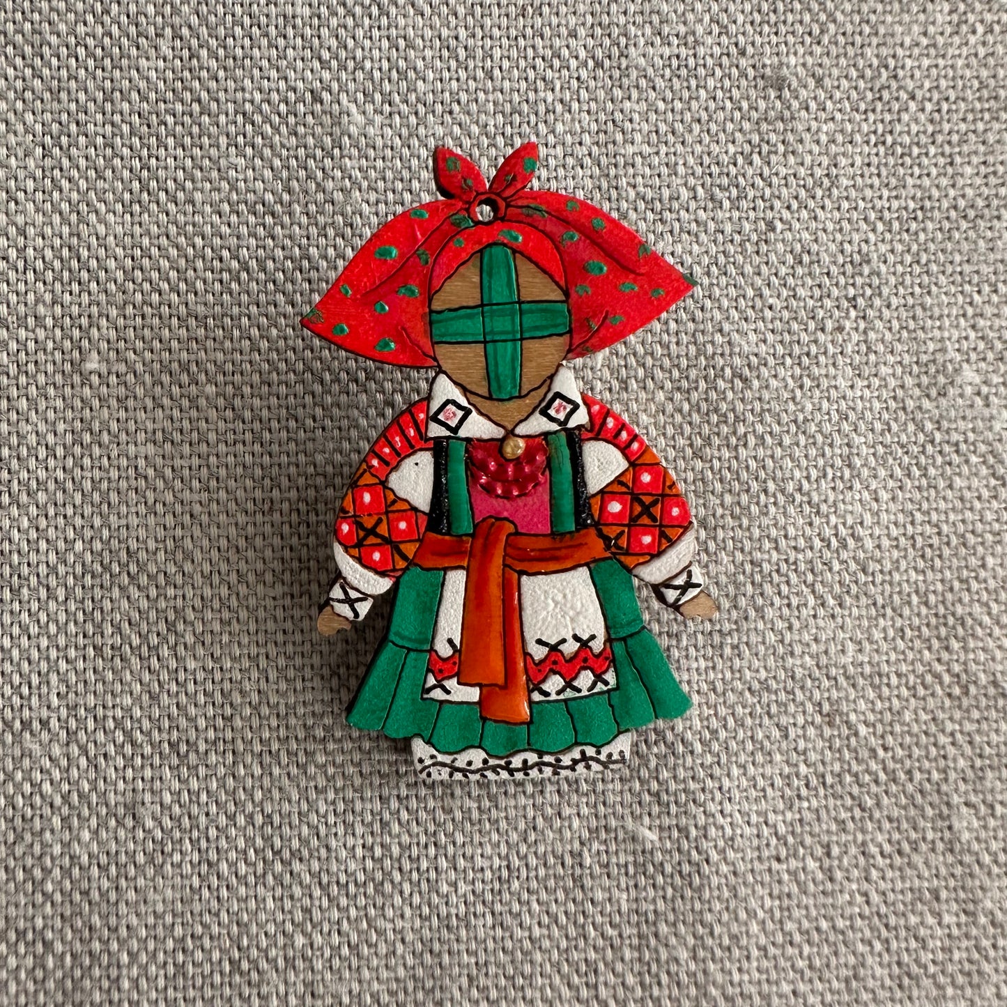Pin Motanka de madera | UA Market®