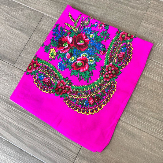 Bufanda cuadrada rosa | UA Market®