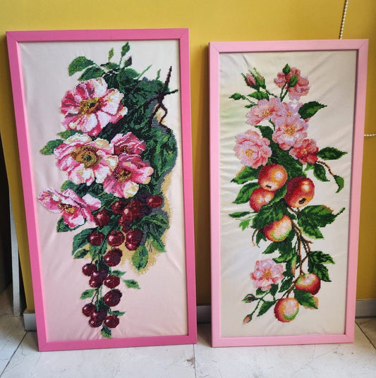 Cuadro bordado de chaquira Ramo de flores | UA Market®