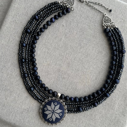 Collar de perlas naturales "Estrella de la Vida" | UA Market®