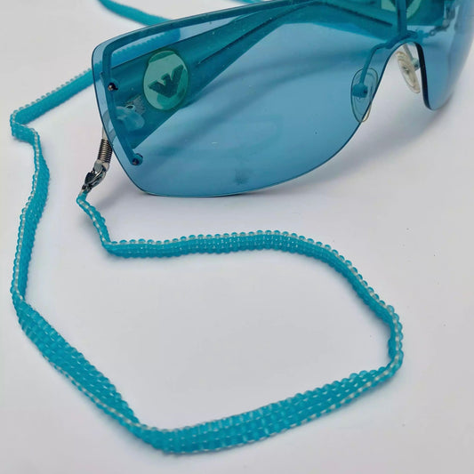 Accesorio para gafas hecho a mano con cuentas japonesas, 3 hileras