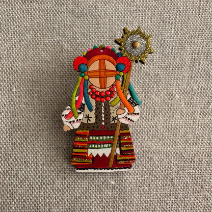 Pin Motanka con Estrella Navideña | UA Market®