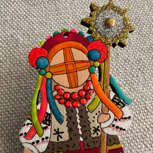 Pin Motanka con Estrella Navideña | UA Market®
