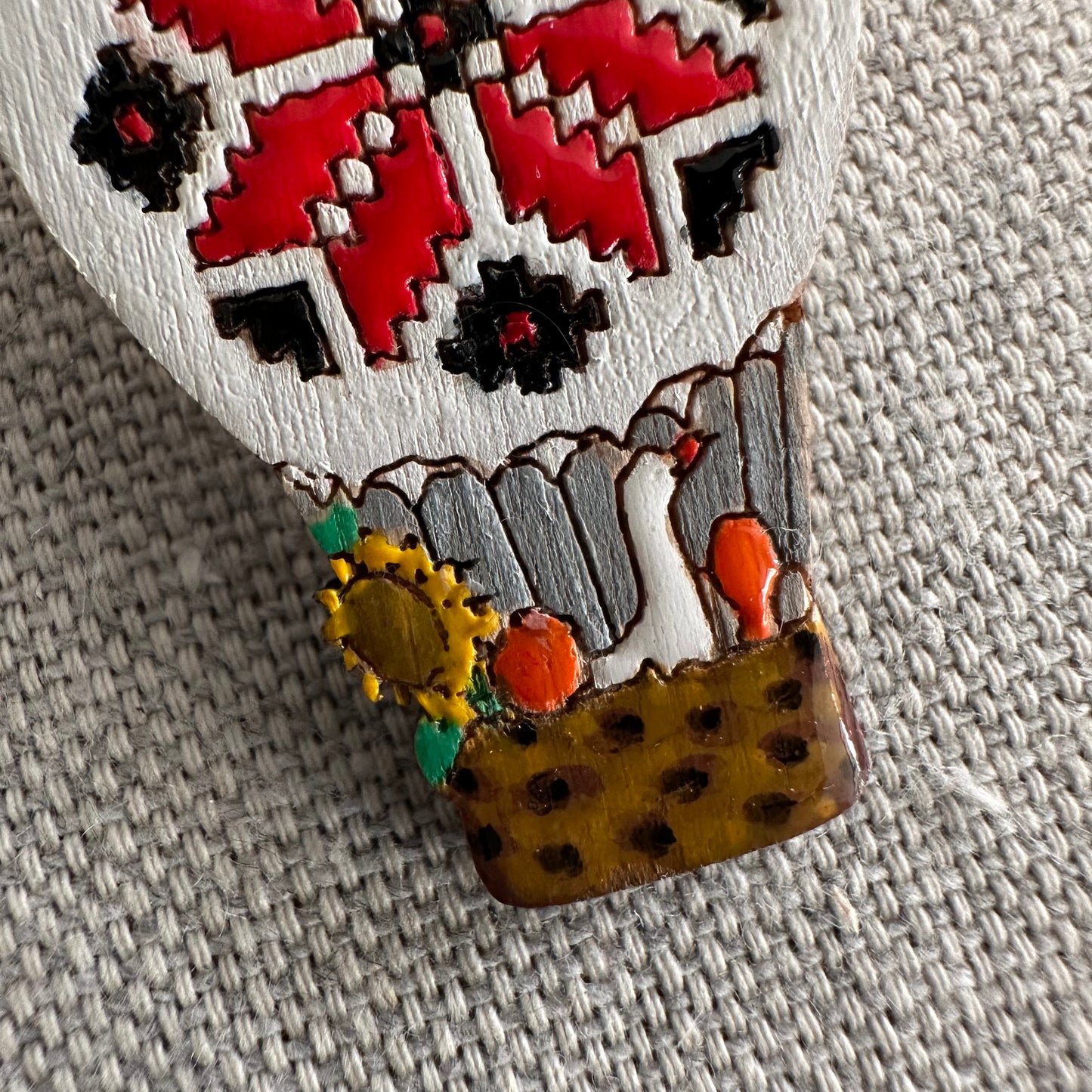 Pin Globo aerostático de madera | UA Market®
